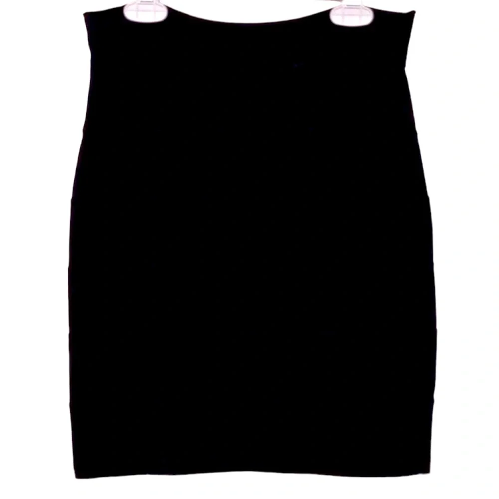🌞 H&M Black Jersey Lightweight Bandage stretchy Bodycon Mini Skirt women size M